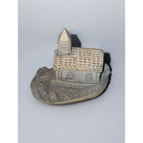 Georgia Marble Handcrafted Mini Church Sculpture By R. Ruth 1986 - Picture 2 of 9